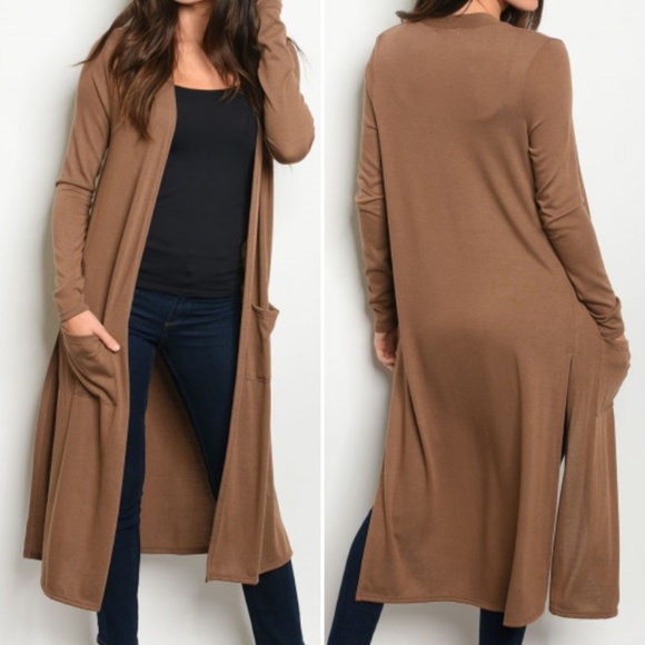 Last 1 size small! RED WINE  duster / Cardigan - Picture 5 of 7